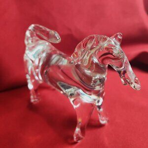 ***SOLD*** Rare glass hand blown Horse deco figurine collectible